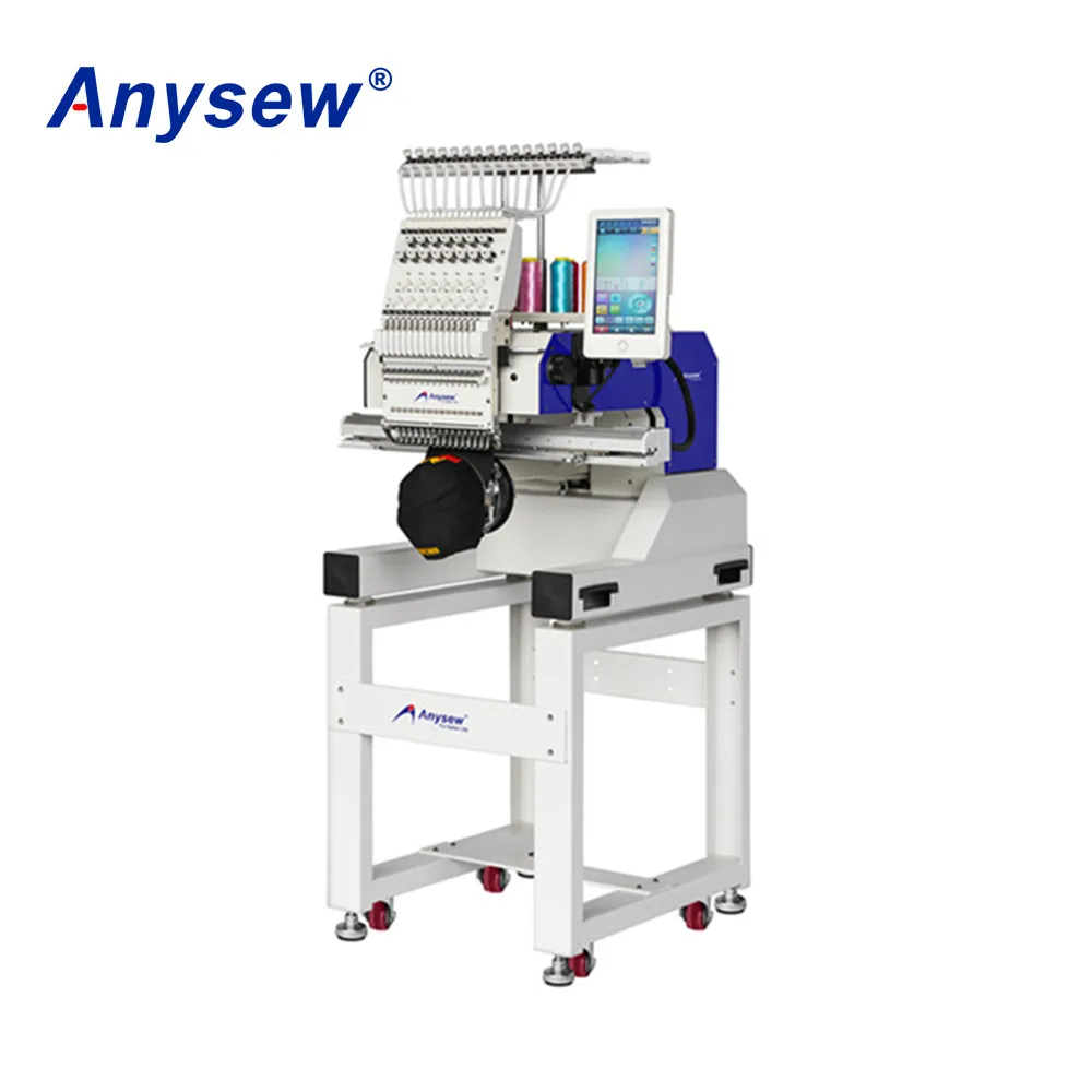 AS-BC1201 Hot Selling Single Head Computer Labling Sewing Embroidery Machine