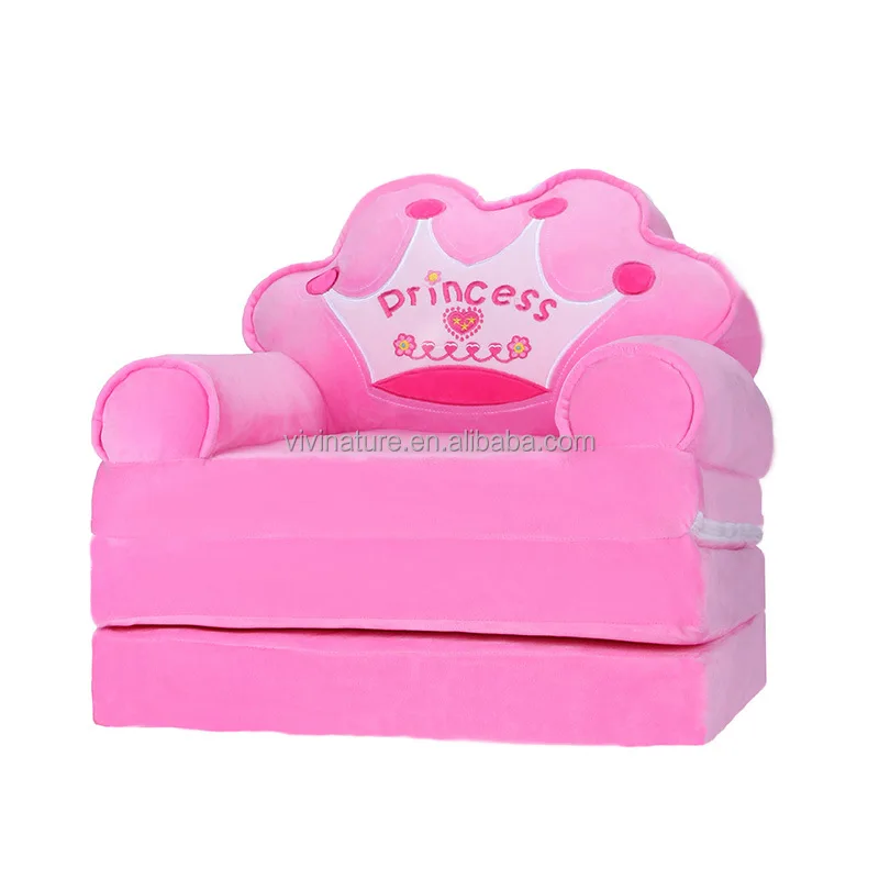 Big Size Floor Bed with Animal Style and Floor Chair