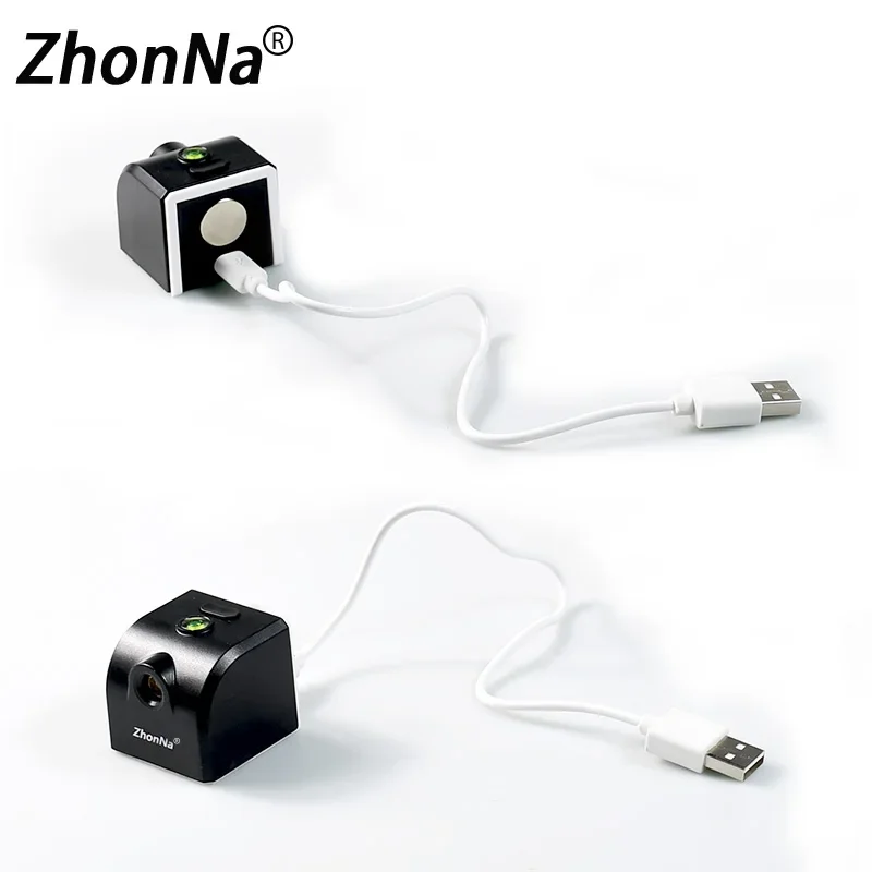 Red Light Beam Laser Level Mini Portable Measuring Tools USB Charging Port Positioning Sight With Magnetic Adsorption Function