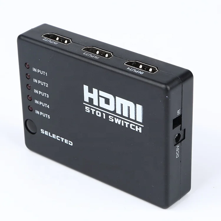 HD Switch Supports Video Formats Including  720p 1080i 1080p With IR Remote Control