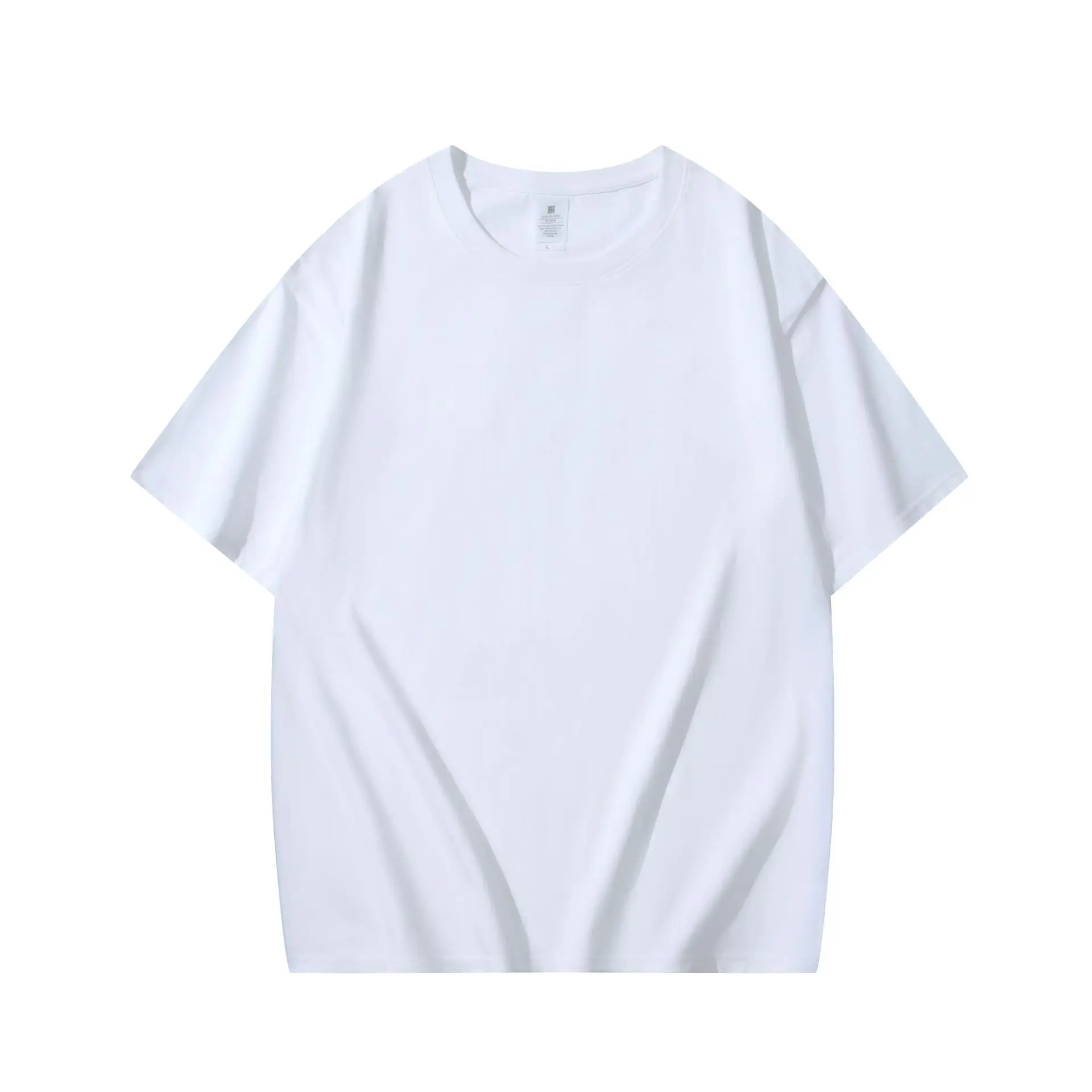 NADANBAO Custom 230g T-shirts Logo Pattern Heat Press Embroidery DTG Screen Printing High Quality Pure Cotton Unisex T-shirts