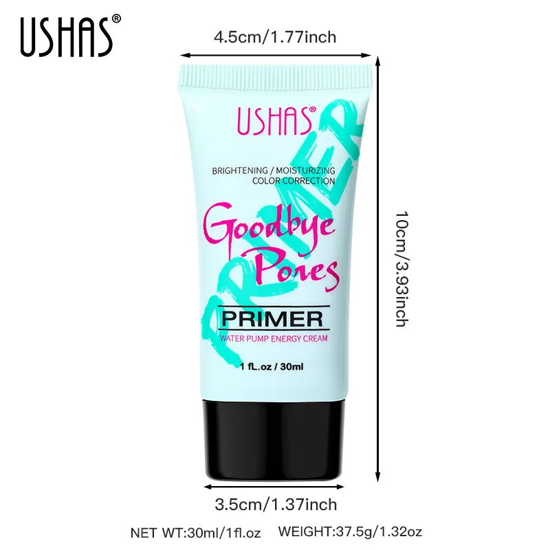 USHAS Wholesale Moisturizing Face Makeup Foundation Base Cosmetic Brighten Waterproof Primer Make Up Cream