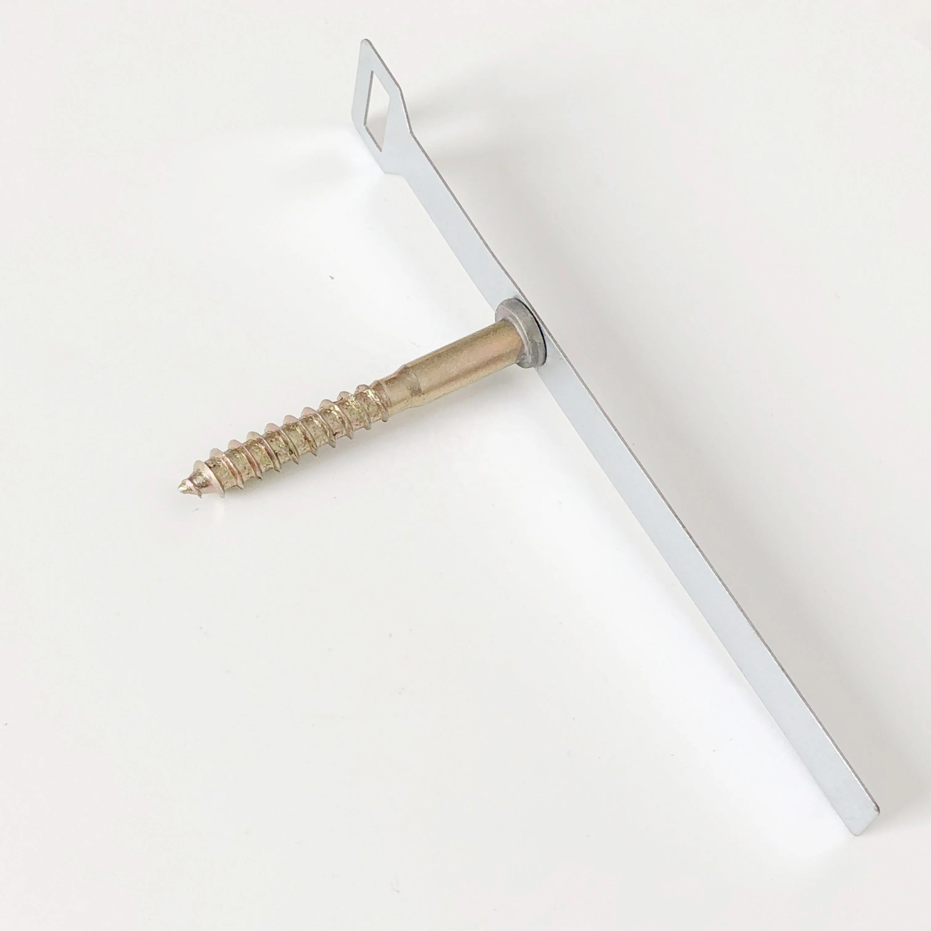 Plastic coated/impregnated insulated wood screw type strapping straps for electrical fixation