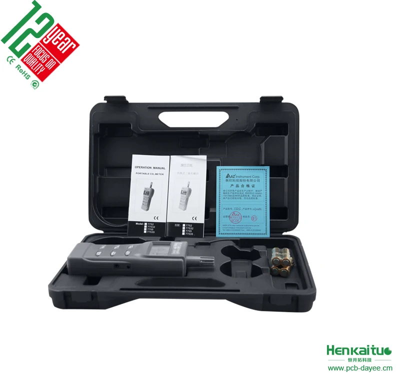 Портативный Измеритель качества воздуха измеритель температуры и влажности анализатор углекислого газа