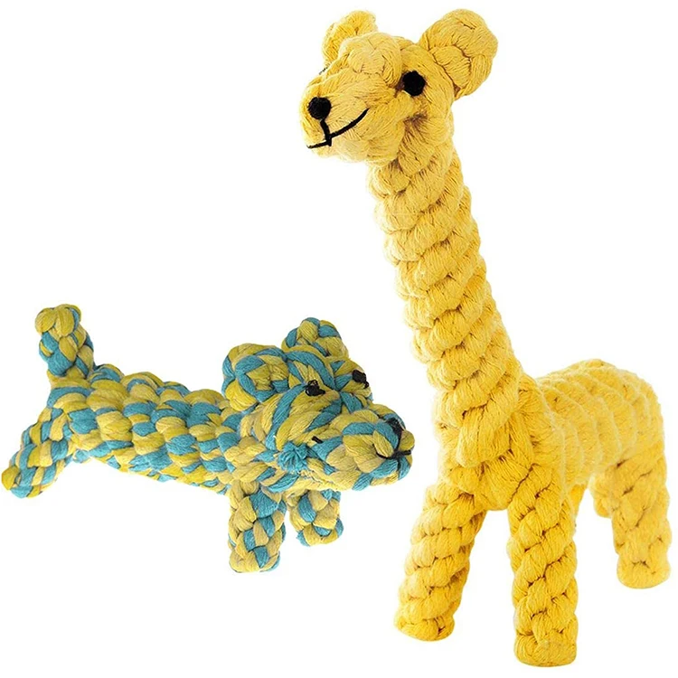 30 New Arrival Monthly Manufacturer Eco Friendly Durable Squeak Interactive Iq Training Plush Rope Cat Dog Pet Toys