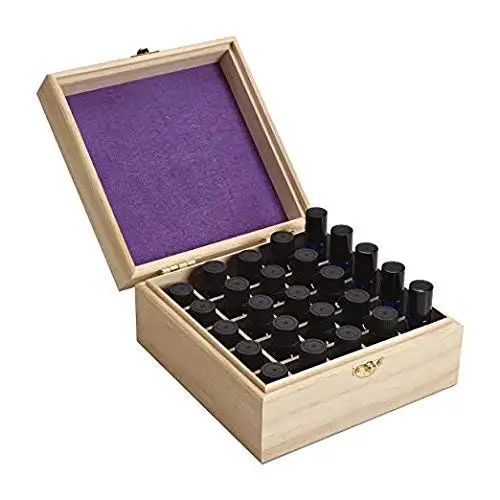 Customized 10ml Extra High Wooden Essential Oil Storage box