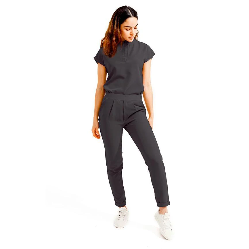 Fuyi Group Top Quality Fashion Uniform Scrubs Suit Women Health Care Scrubs Stretchy Scrubs Uniforms Sets
