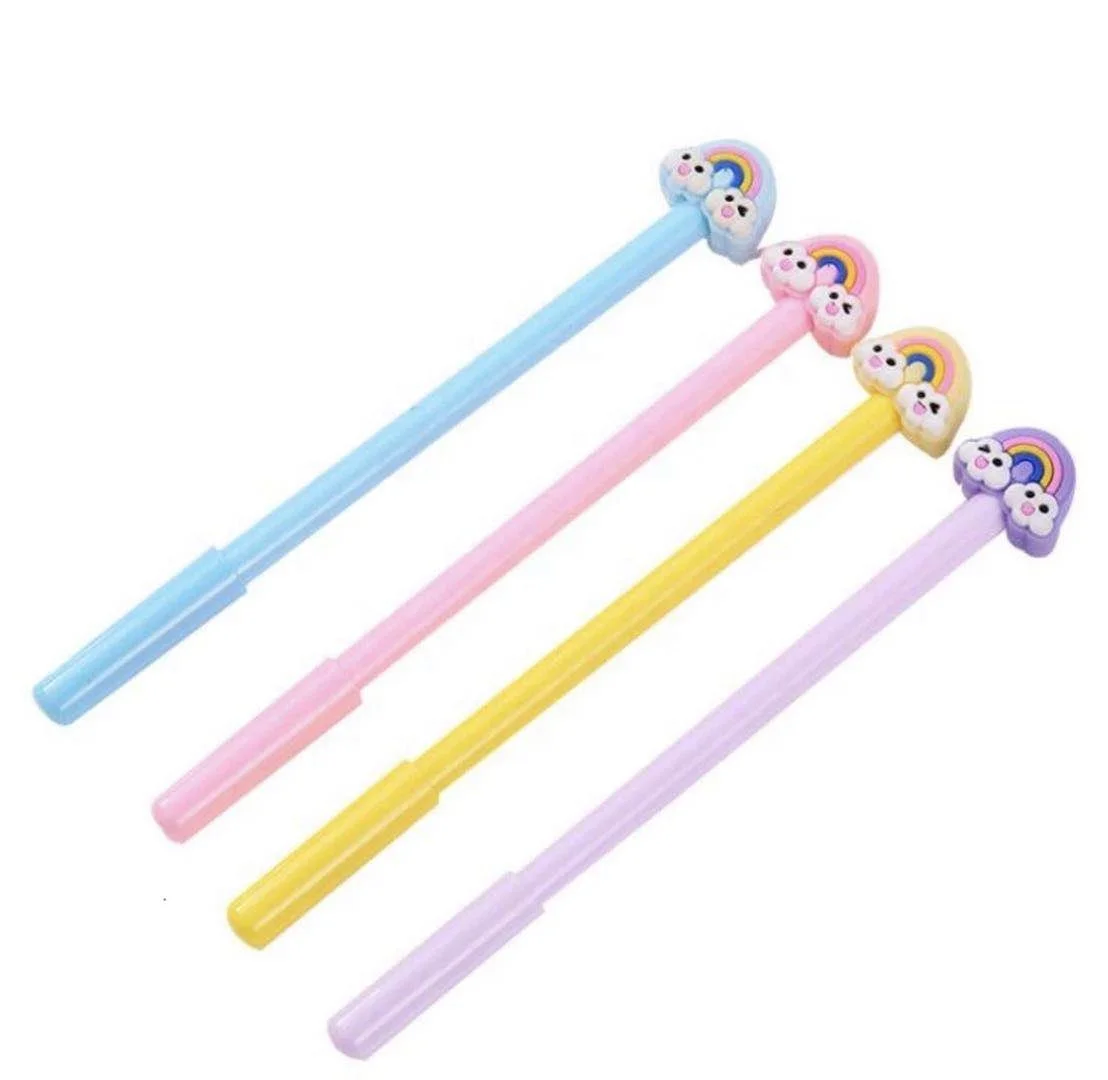 
Sweet gel pens, kavai stationery, office school supplies for children, gifts, rainbow cloud, beautiful colored 
