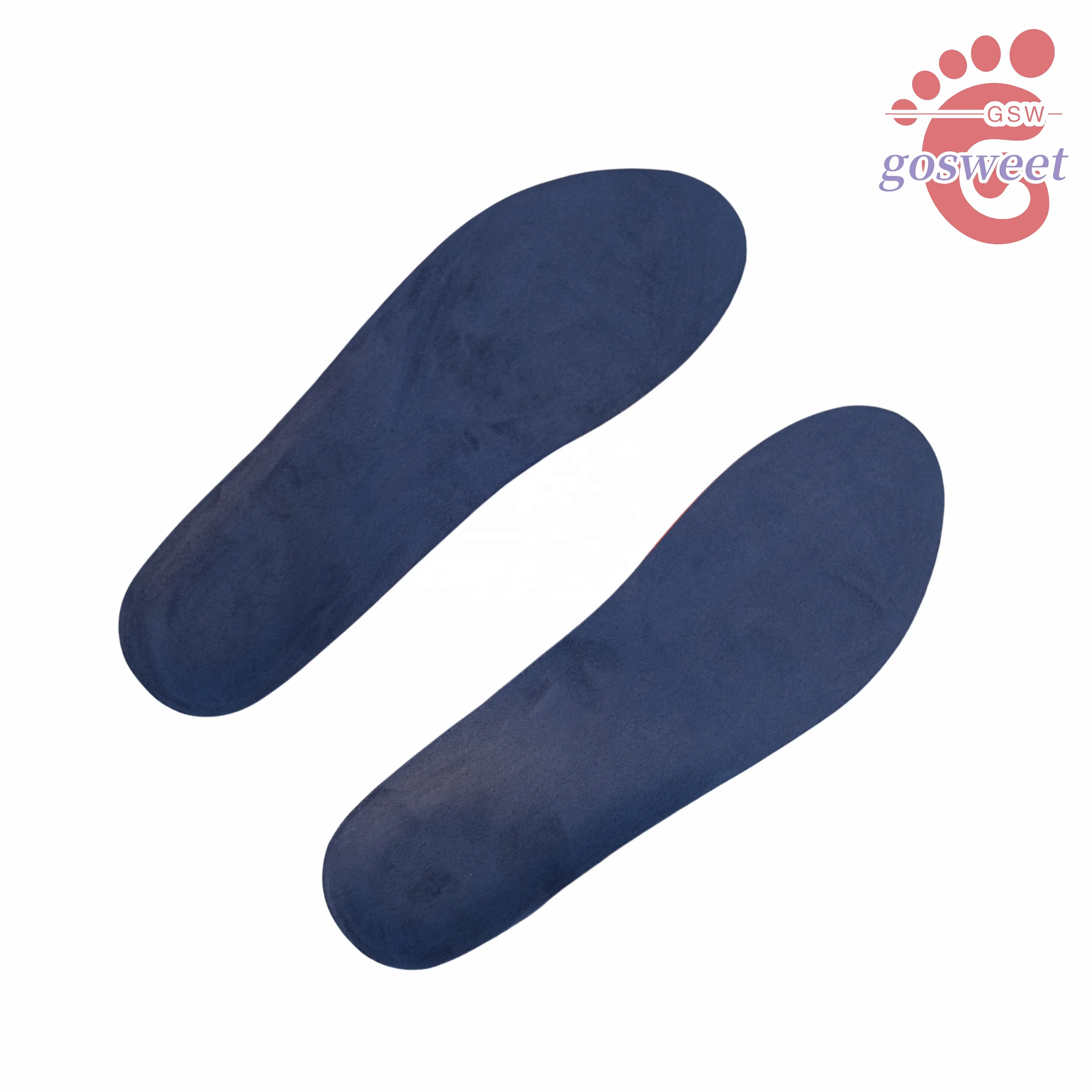 4D Shock Absorption Sports Insoles Soft Breathable Orthopedic High-elastic Running Shoe Pad For Men Women Latex Massage