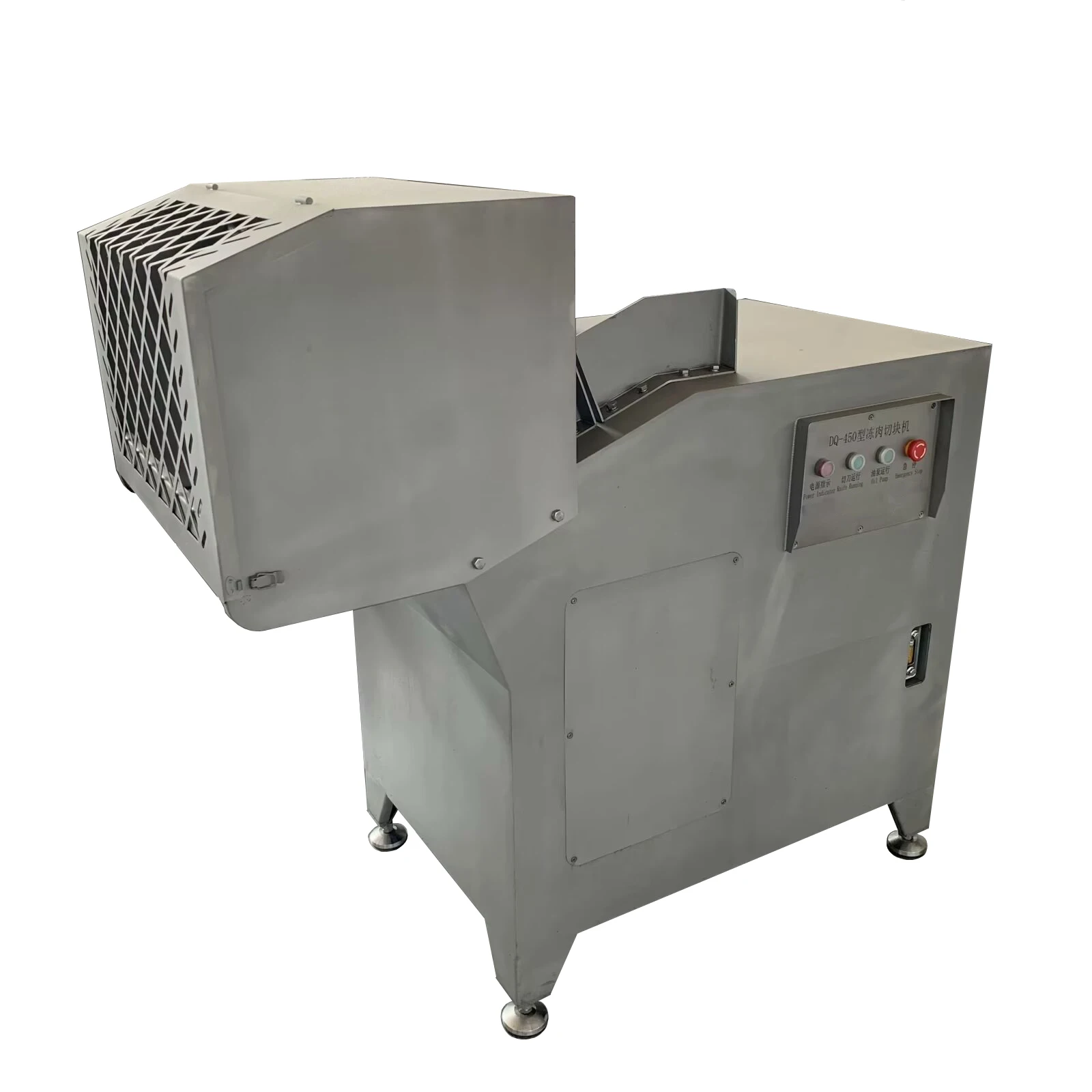 Big capacity stainless steel frozen meat cutter Freeze meat block slitting machine