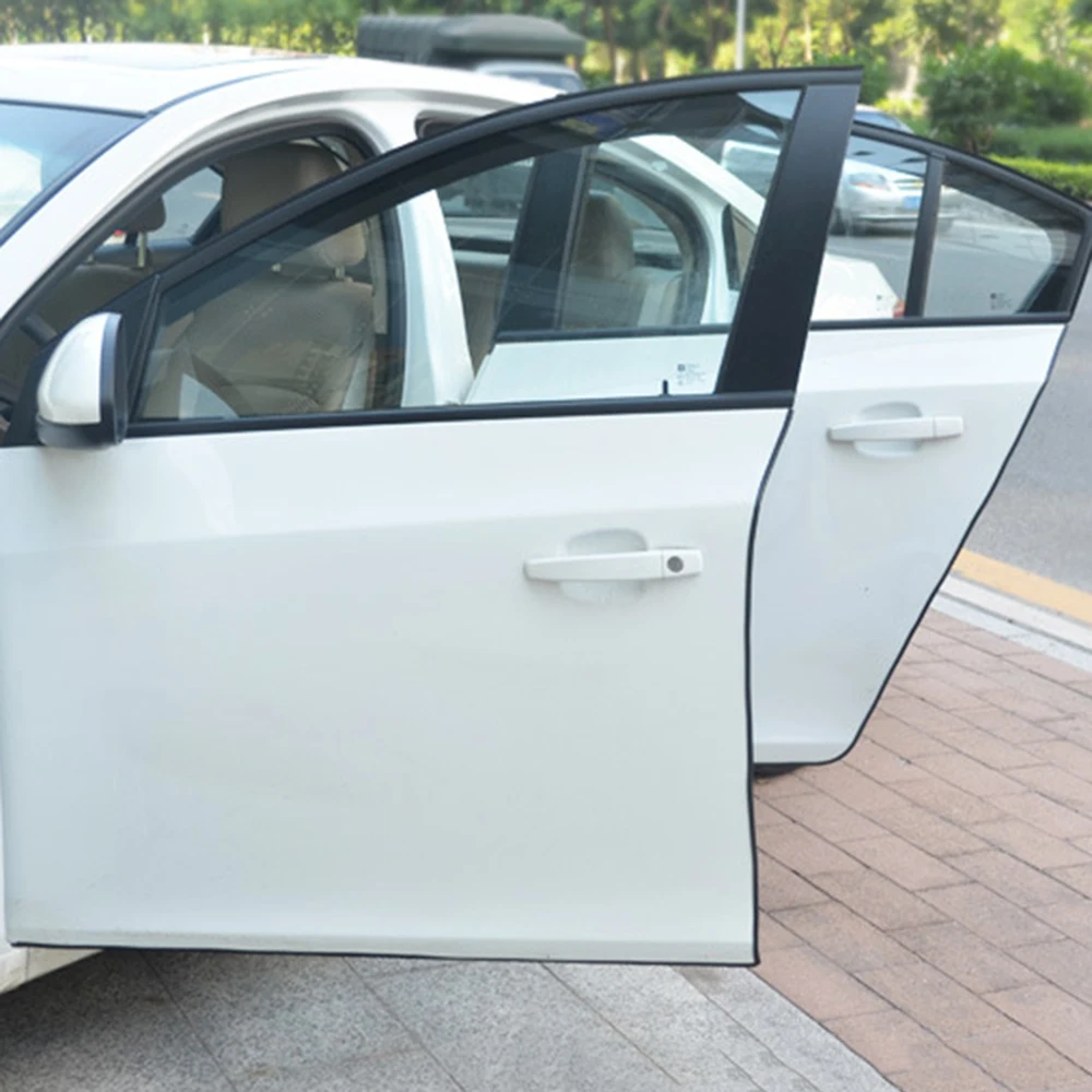 Rubber U Shape Car Door Edge Guard Trim Universal Fit Silicone Seal Protector Door Edge Guard Scratch Strip Protector