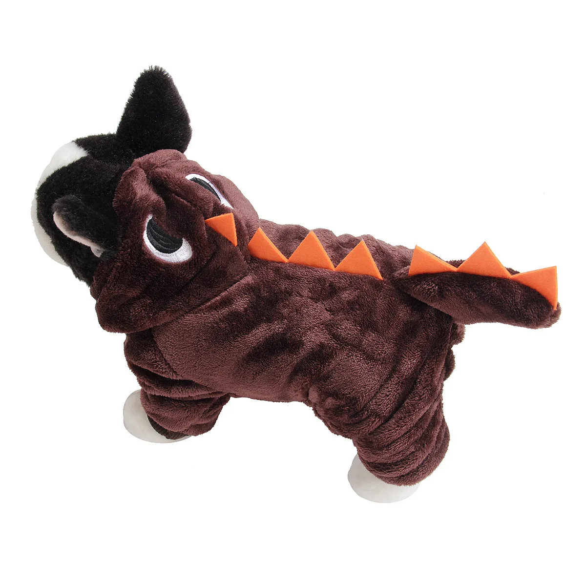 Factory direct sales dinosaur shape warm coats pet dog winter clothes