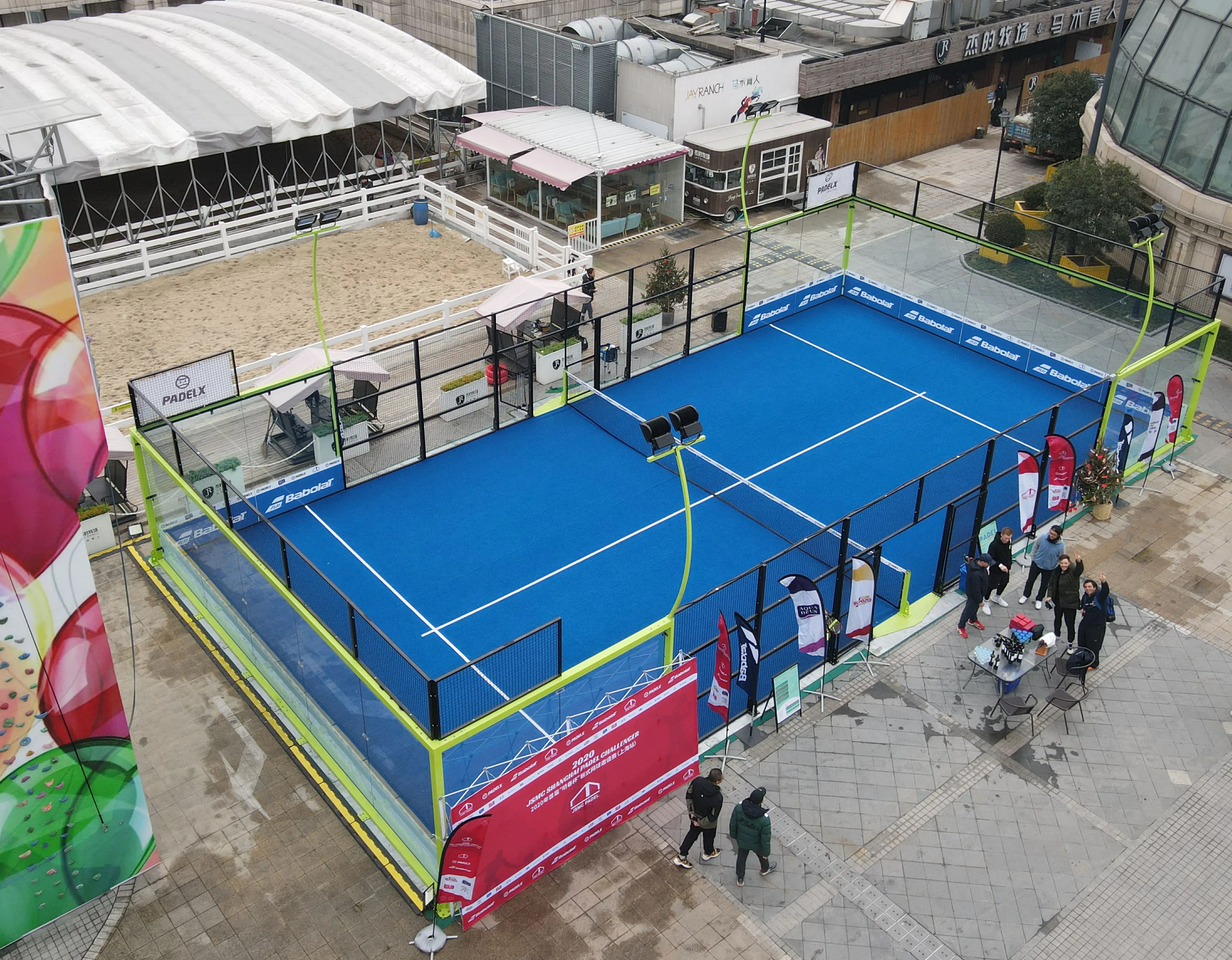 Наш новый дизайн теннисной площадки