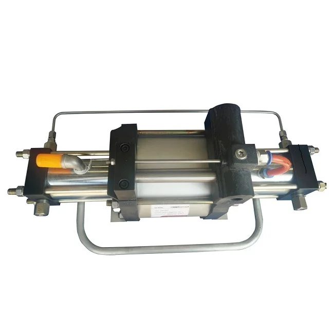 Best Quality Compressed Air Driven Pressure Liquid Helium Hydrogen Oxygen Nitrogen Natural Gas Booster Pump Cylinder