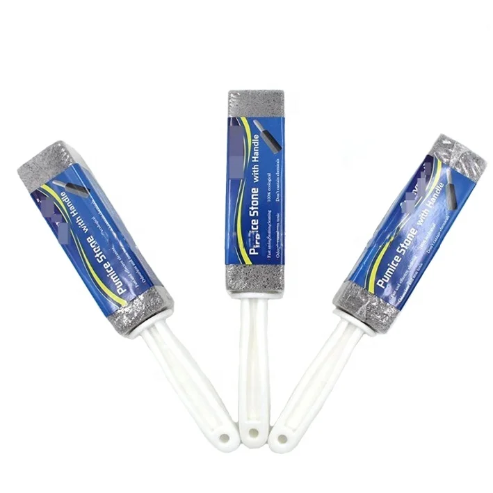 Glass Pumice Stone Cleaning Toilet Water Rings Pumice Stone Plastic Brush
