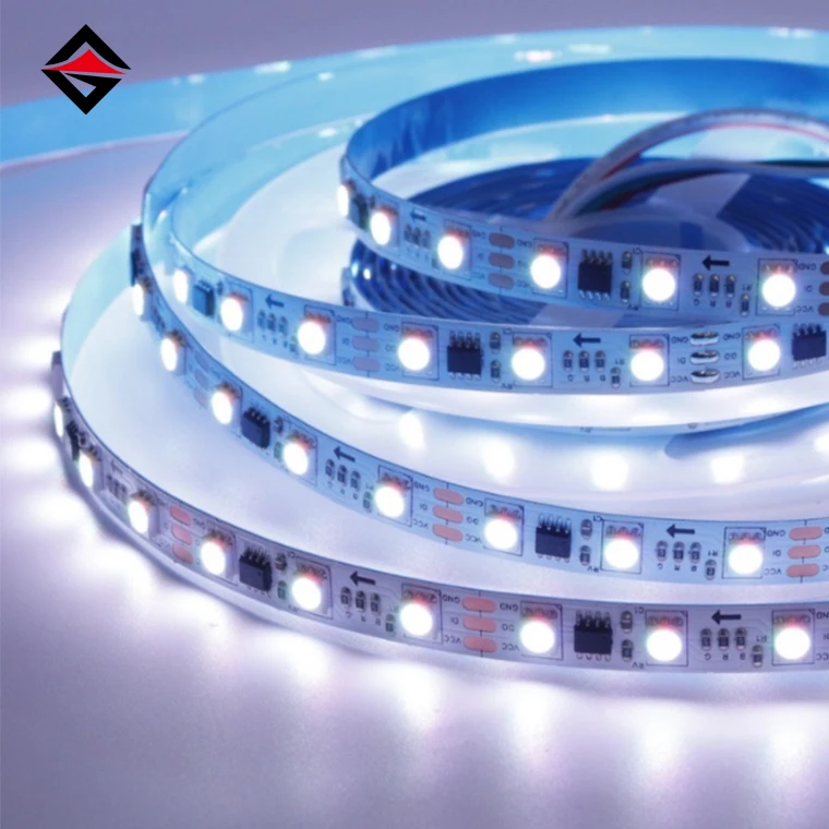 Hot selling SPI brighten 5050 10mm Addressable Smart Pixel Tape Light Strip for advertising production