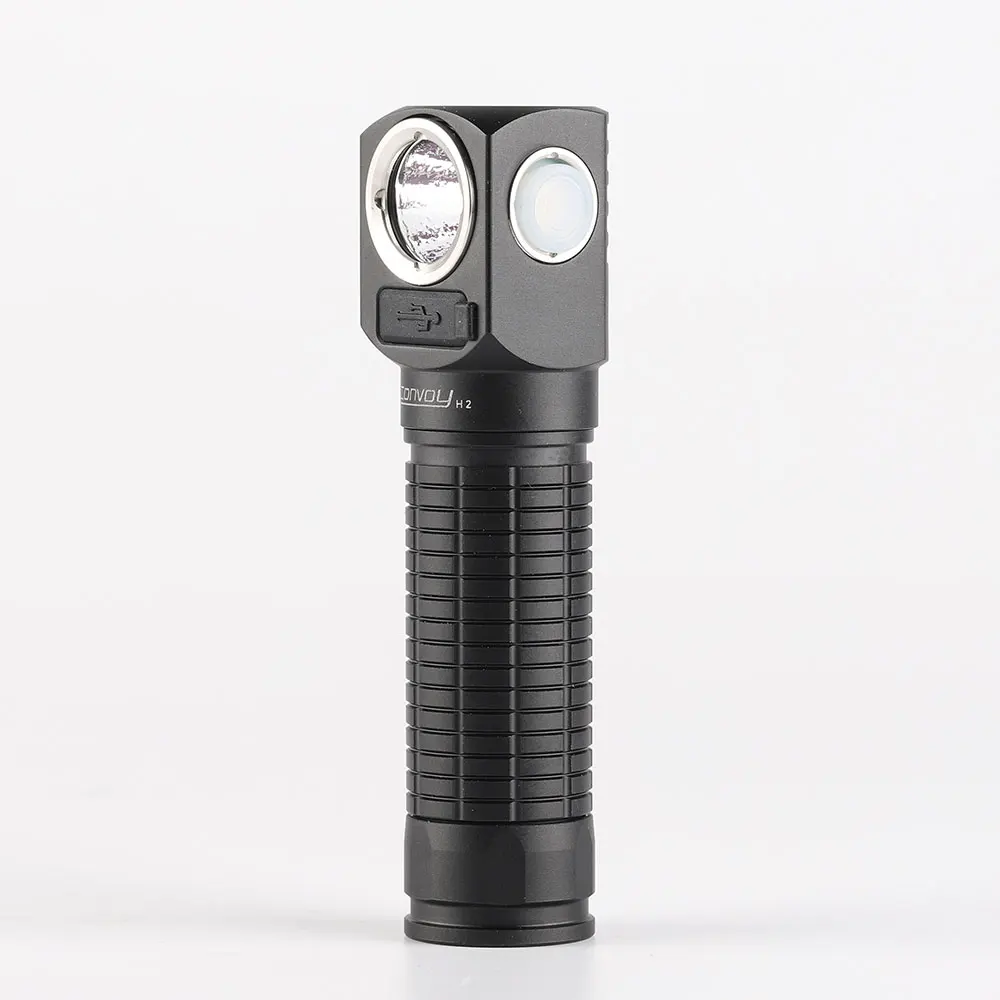 Фонарик Convoy H2 XML2 SST20 LH351D 219B 219C Многофункциональный Головной фонарь 18650 зарядный интерфейс type-c