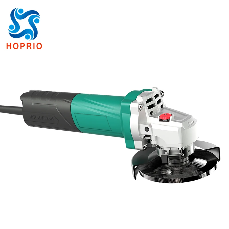HOPRIO 220V 1050W 4 Inch Brushless Angle Grinder