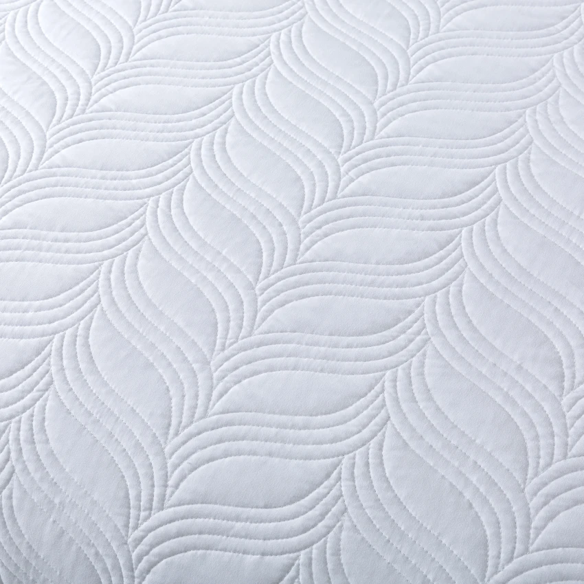 2025 большой заказ оптовая продажа новый дизайн ультразвуковое хлопковое жаккардовое роскошное атласное покрывало