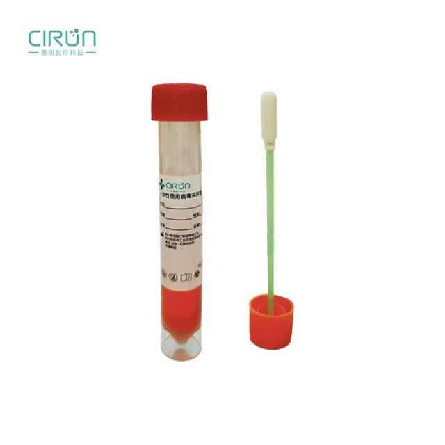
Viral Transport Medium for diagnosis vtm solution inactivated/non-inactivated virus test kit with flocked swab 