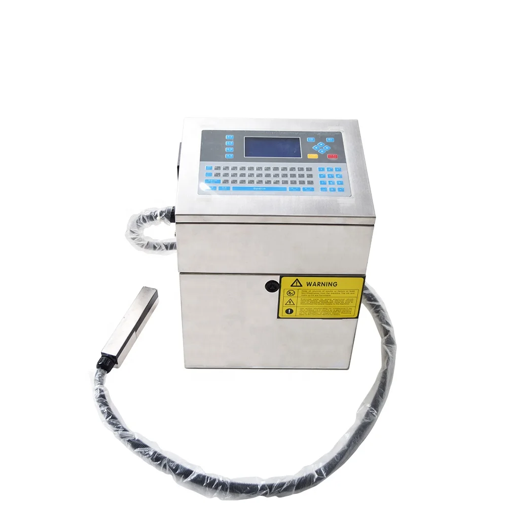 Newest Industrial Small Character Inkjet Printer For Sale For Date Coding Logo Plastic Bottle Wire Cable Egg Printing Machine