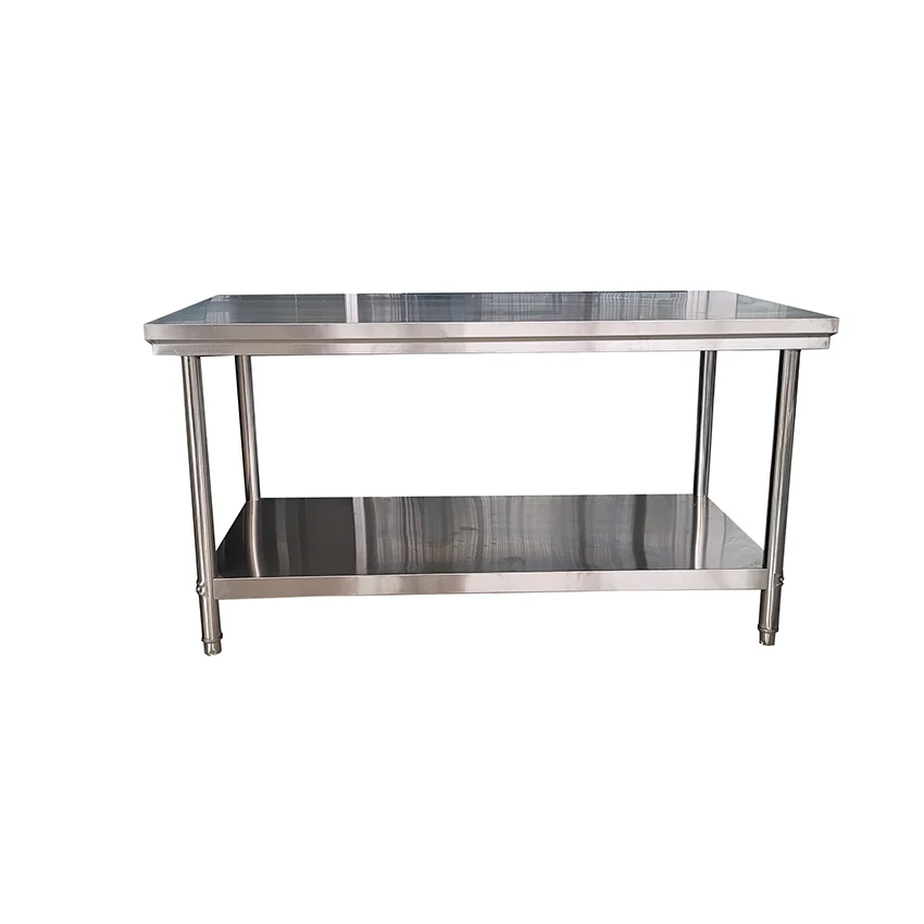 Industrial commercial restaurant equip supply knock down work table kitchen work table for fast food restaurant