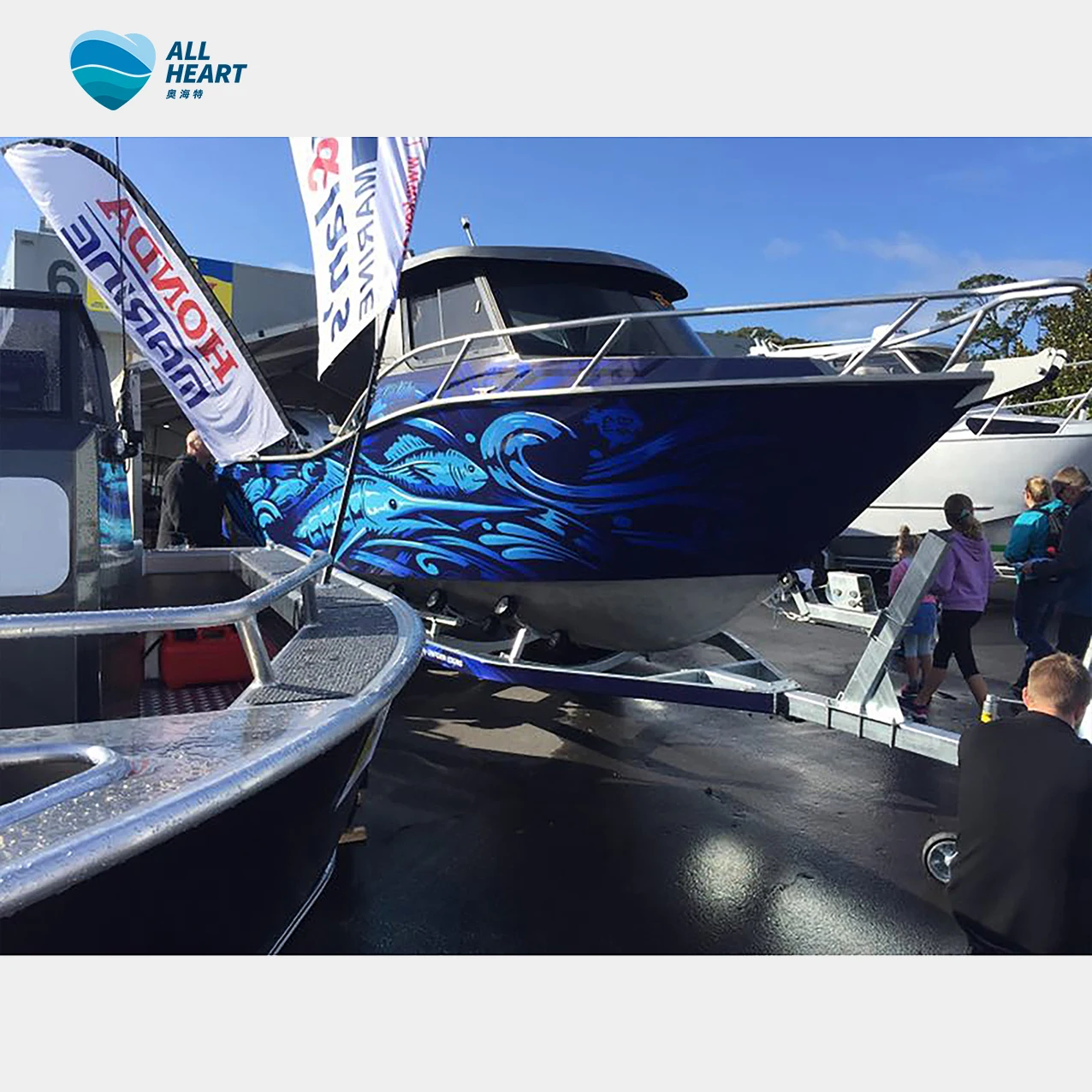 2023 Factory 21ft Hardtop Cabin Aluminum Fishing Boat For Sale 6.5M Center Console Boat