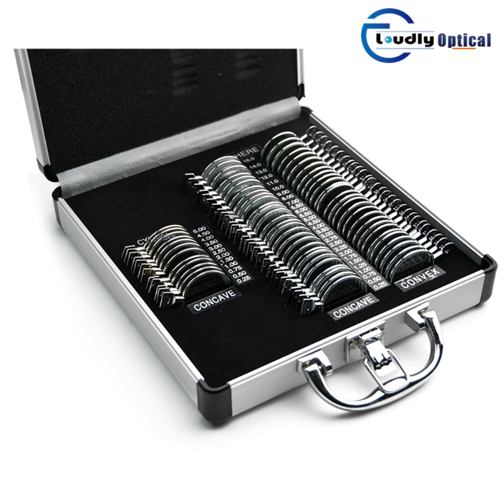 100% New Loudly Brand Optical Optometry 68 Pcs Trial Lens Set Case JSQ-68