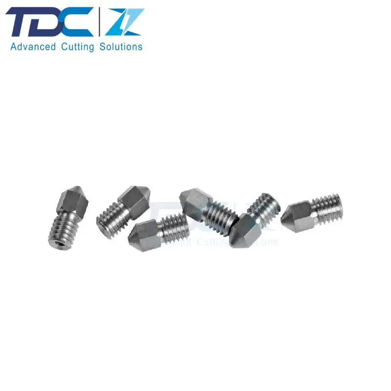 Hot product trend carbide 3D printer nozzle tungsten carbide 3D printer nozzle with a hole
