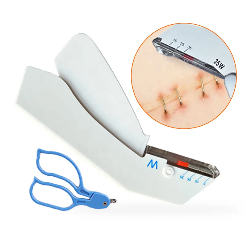 Disposable Medical Surgical Skin Stapler 35W Kit And Remover