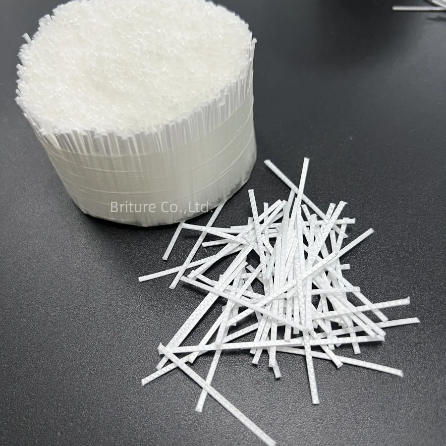 48mm 54mm 64mm 100% Polypropylene Fiber Synthetic Macro Fiber for Concrete Mixture