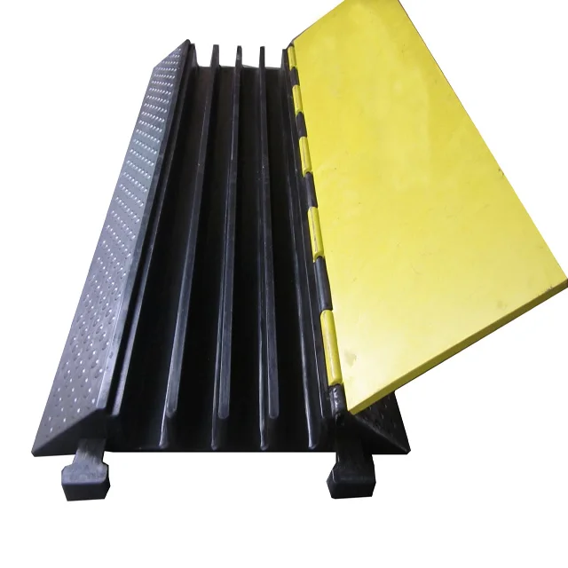 High quality rubber 3 channel cable tray with 1m long for sale