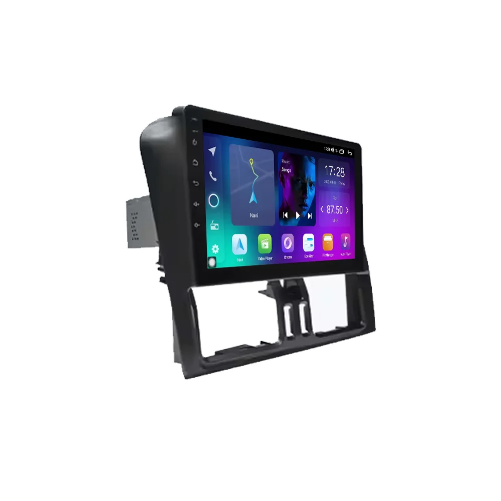 1 Din 9Inch Android 13 Car Radio Smart Touch Screen Car Stereos With WIFI BT Fm DSP GPS&Navigation For Volvo Series XC60 S60 S80