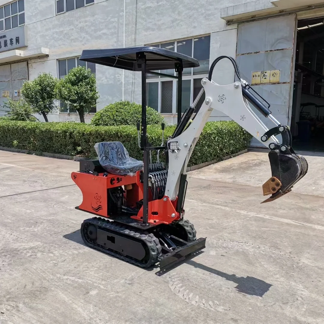 2022 Best China Mini Digger Mining Electric Excavator hydraulic 800 kg excavator mini garden excavator 0.8 ton