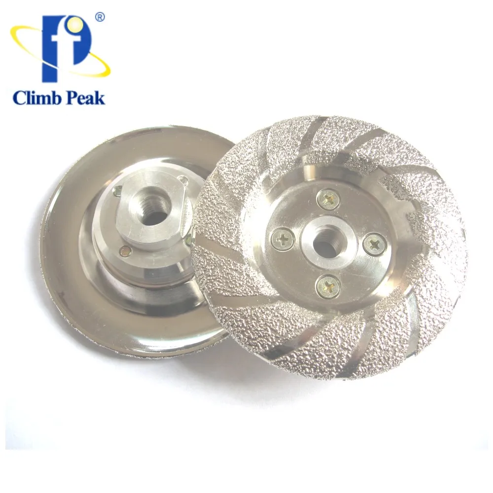 New design low price vacuum brazed diamond grinding wheel