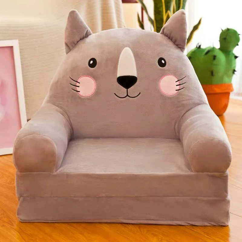 Factory Supply Cartoon Dog Style Mini Plush Baby Sofa