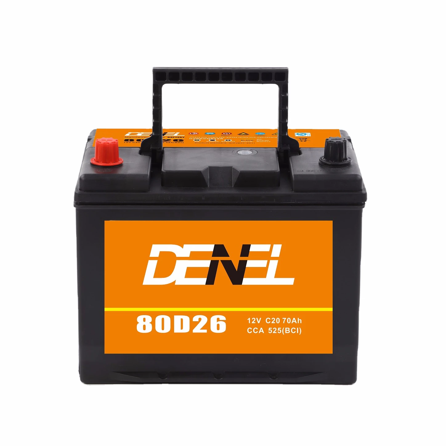 Auto Batteries Accumulator 80d26 Car Battery 12v Agm Mf Lead Acid Battery  70ah