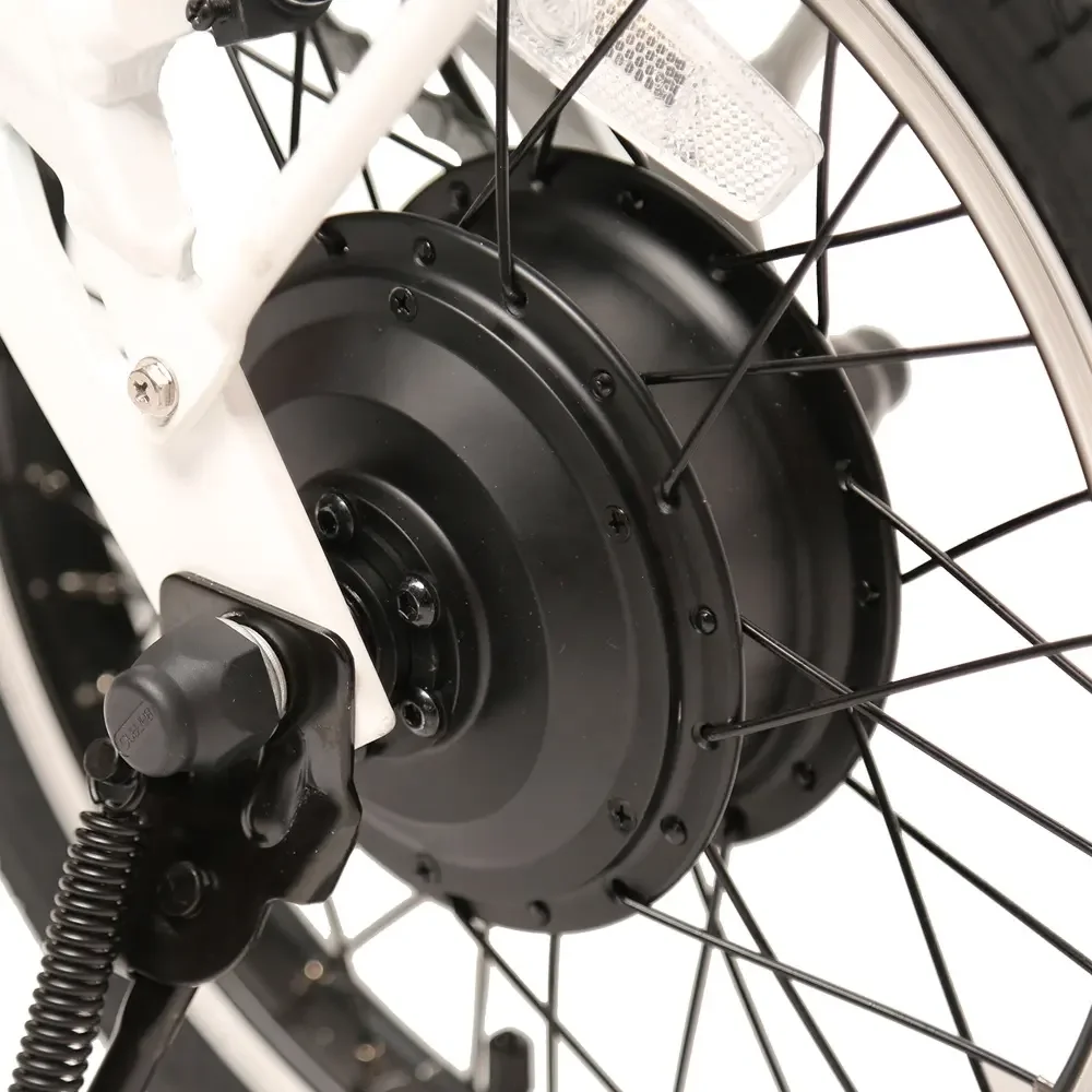 TXED 16 inch foldable electric bike 250W 36V/7.8Ah motor bicycle with color LCD display folding ebike with bag e city fold bike