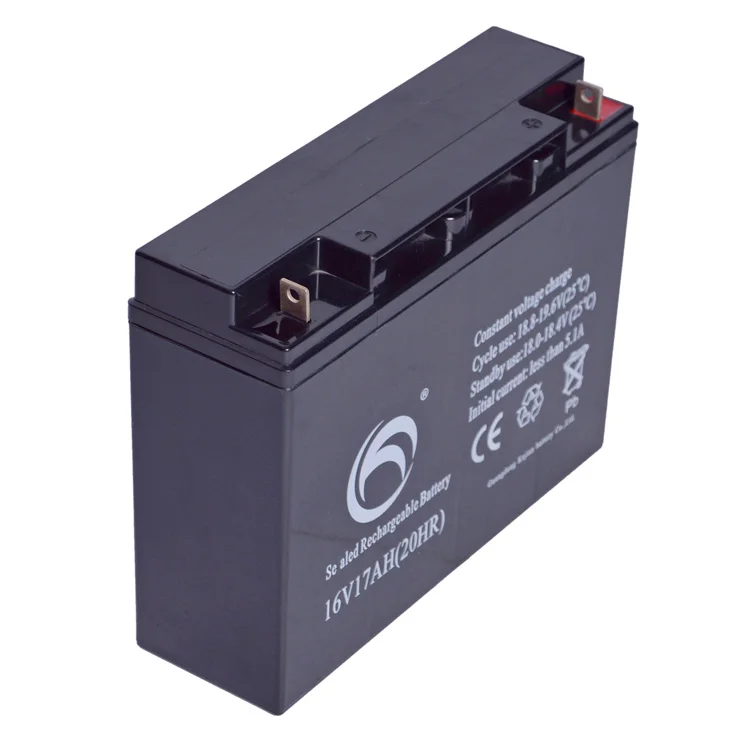 Hot Sale OEM ODM 16V 17AH UPS solar system Prismatic Energy Storage Battery Maintenance-free Sealed AGM Lead Acid Gel Batteries