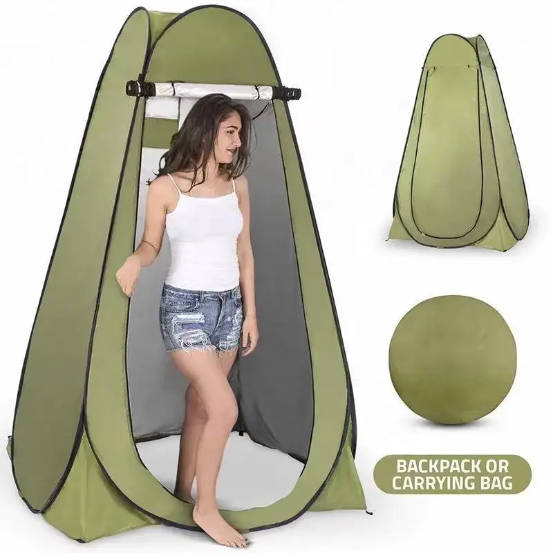 Hot sale Sun Shelter Shower Single Layer Automatic Pop-Up Privacy Camping Tent For Outdoors