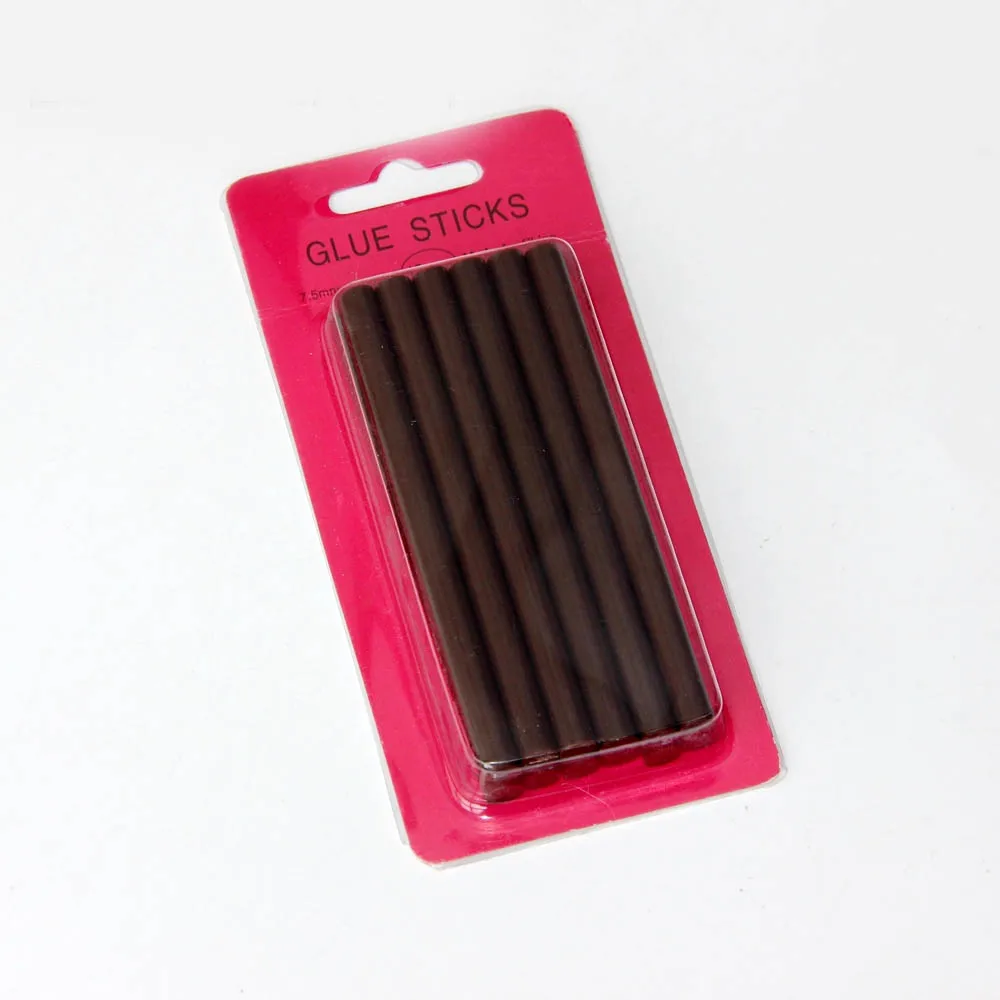 12pcs/lot 10mm*7mm Professional Hot Melt Fasion Keratin Glue Sticks for Human Hair Extensions Tools Supplies