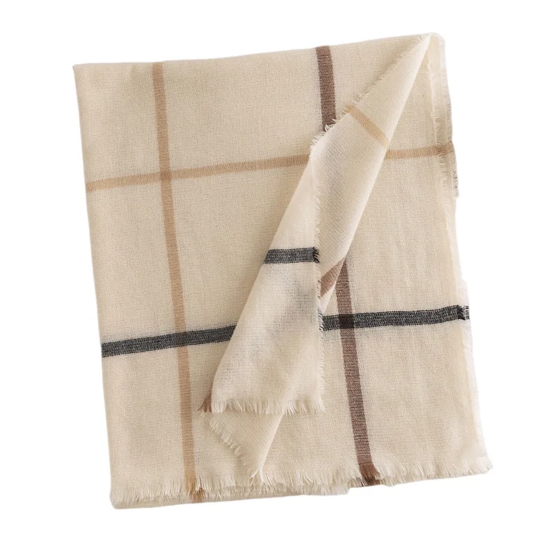 Hot selling luxury quality elegant ladies paisley kashmiri pashmina scarf jacquard plaid shawl