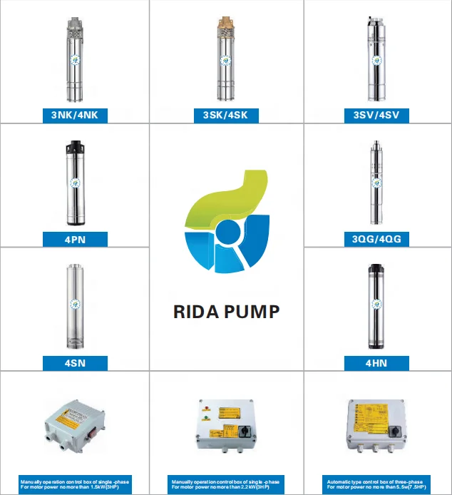 factory direct sales single phase submersible pump submersible borehole pumps submisable water pump 3hp