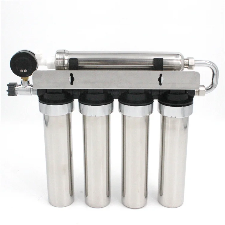 Stainless Steel Under Sink Uf  Ultrafiltration Membrane Carteridge Master Water Filter Purifier System For Home House