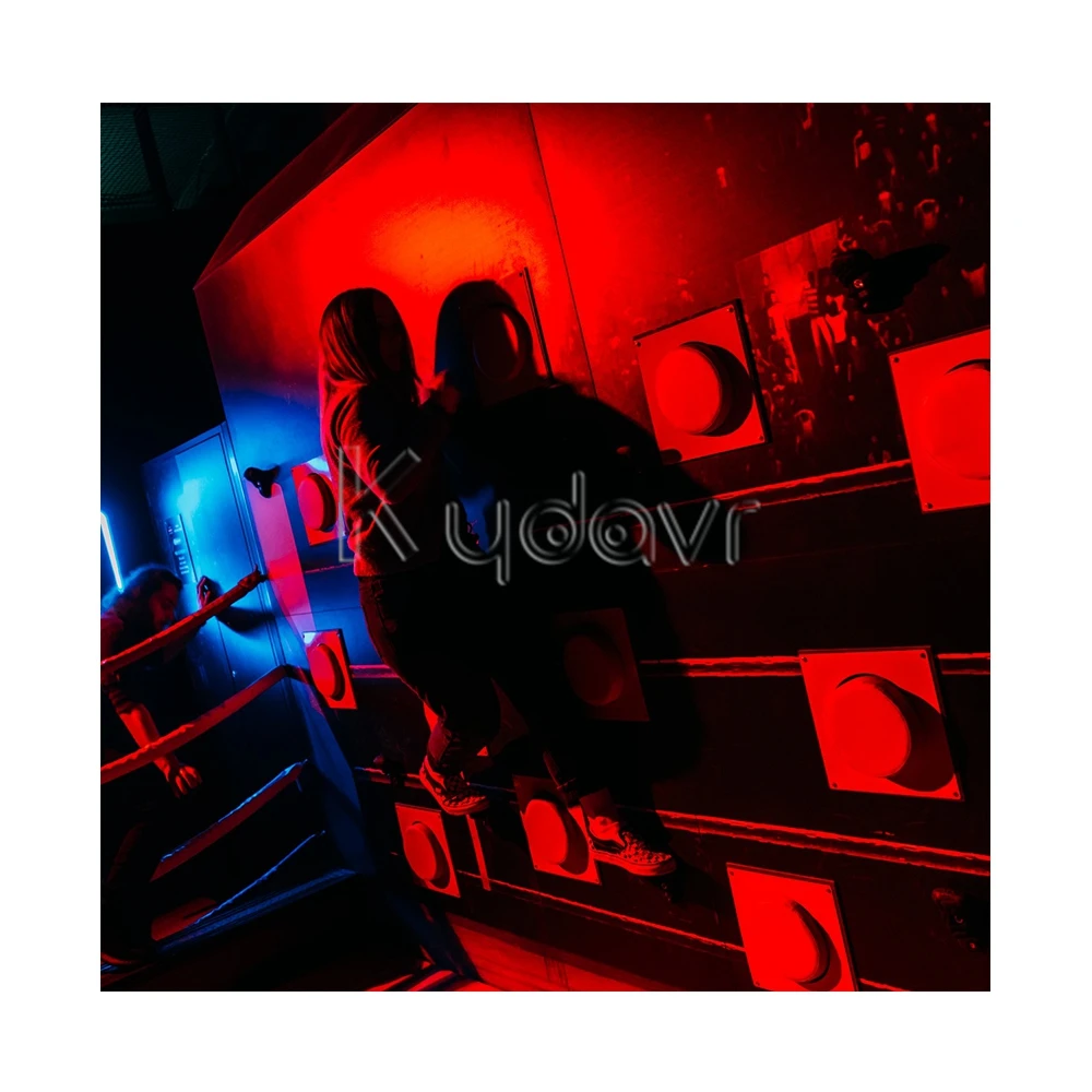 Kydavr indoor interactive obstacles climbing wall activate climb physically competitive challenging fun activity games
