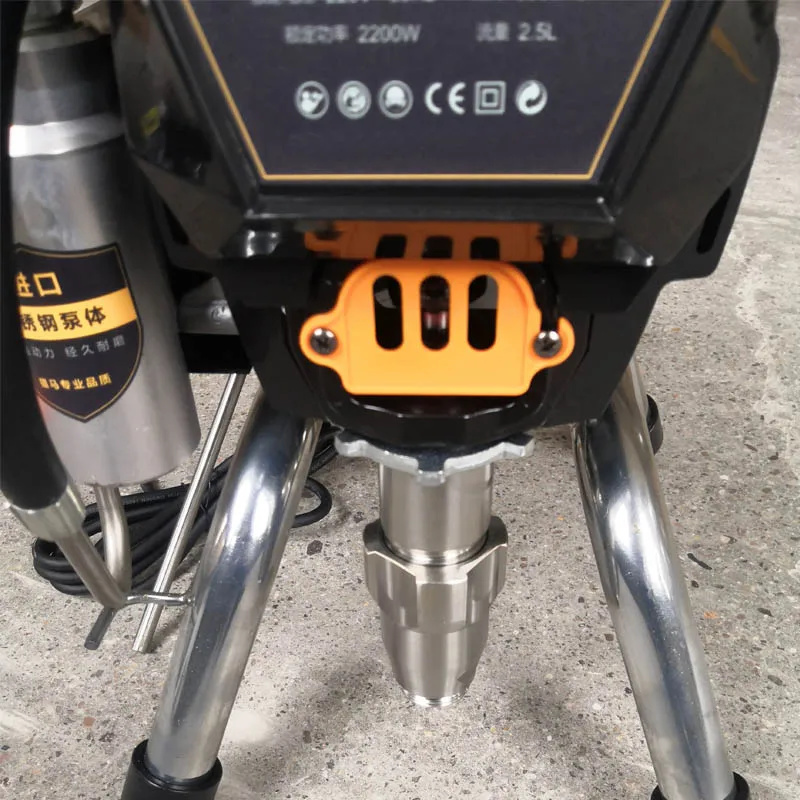 Electric airless paint spraying machine automatic piston pump paint sprayer