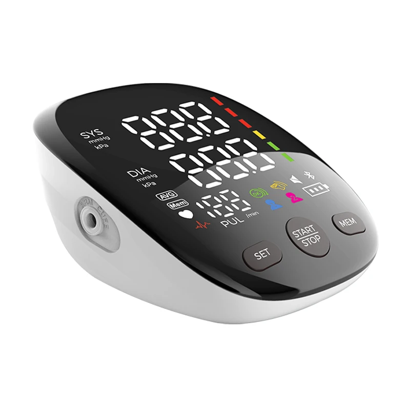 Factory Wholesale Electronic BP Monitor Automatic Digital Blood Pressure Monitor Upper Arm With Voice bluetooth Homeuse