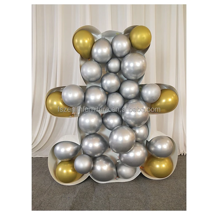 Birthday Party Decor Custom Mosaic Letter Star Alphabet Metal Stand DIY Balloon Frame Number