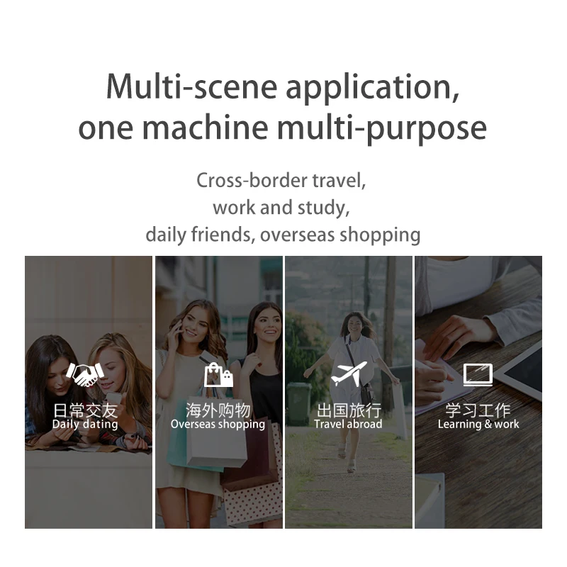 
Best selling electronic upgrade version translator device support photo translation 