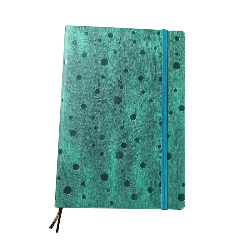 Customization A5 hardcover notebook  lined journal for Writing Pu cover with elastic closure band Journal notebooks